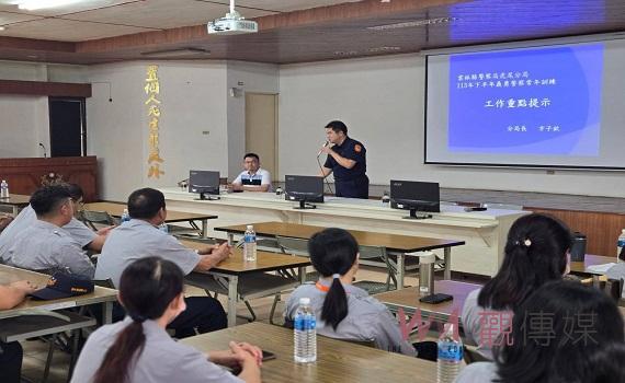 2024國慶焰火在雲林 虎尾分局期前整備辦義警訓練