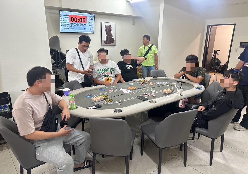 德州撲克協會假競技真賭博 板橋警逮7人送辦 199 248240929a01