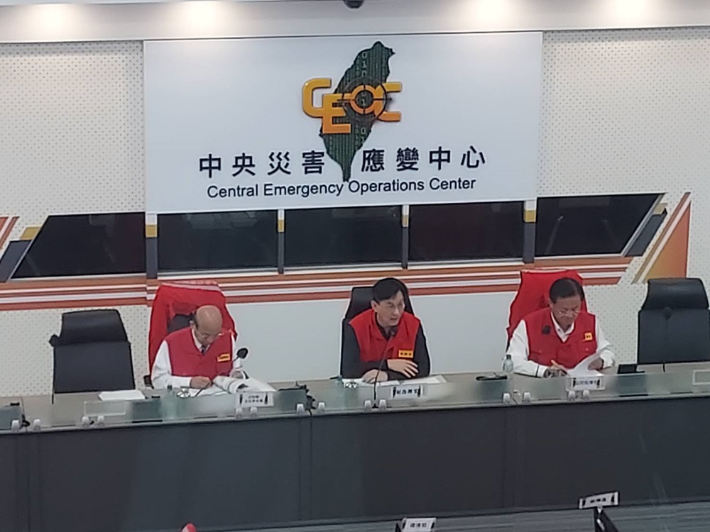 山陀兒颱風強度略增 中央災害應變中心籲落實防颱 172 cnews204240929a03