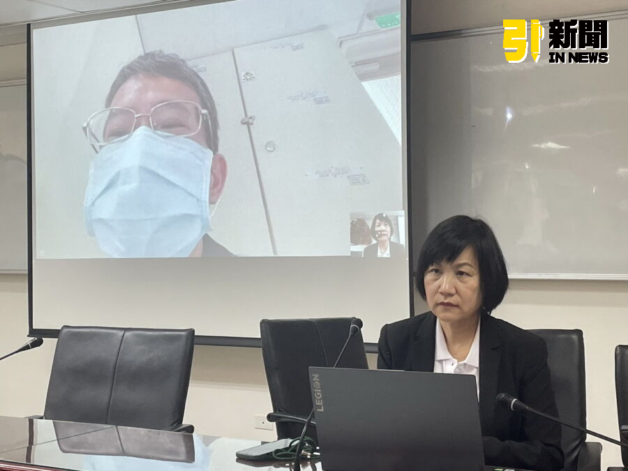 圖/新北市議員石一佑今日與楊父以連線的方式召開記者會。(記者陳志仁攝,2024.09.30)