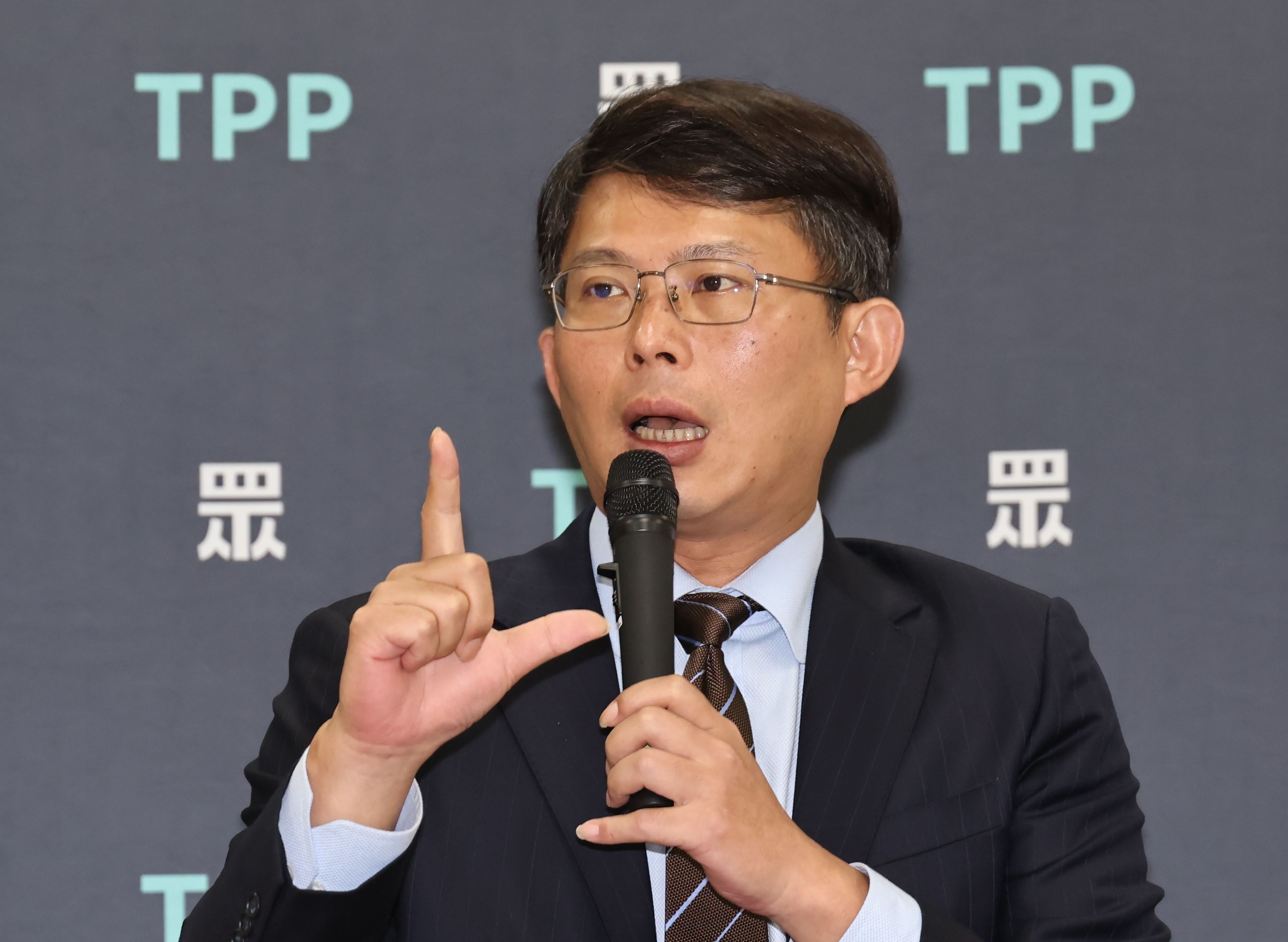黃國昌9月30日表示,馬治薇跟民眾黨沒有任何關係。資料照片/林啟弘攝