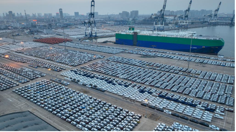 大陸電動車出口大增,引起加拿大等西方國家加關稅反制。圖/取自新華社