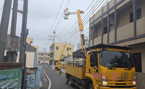 台電彰化區防颱動員300人 鹽塵強風沿海817戶停電已修復