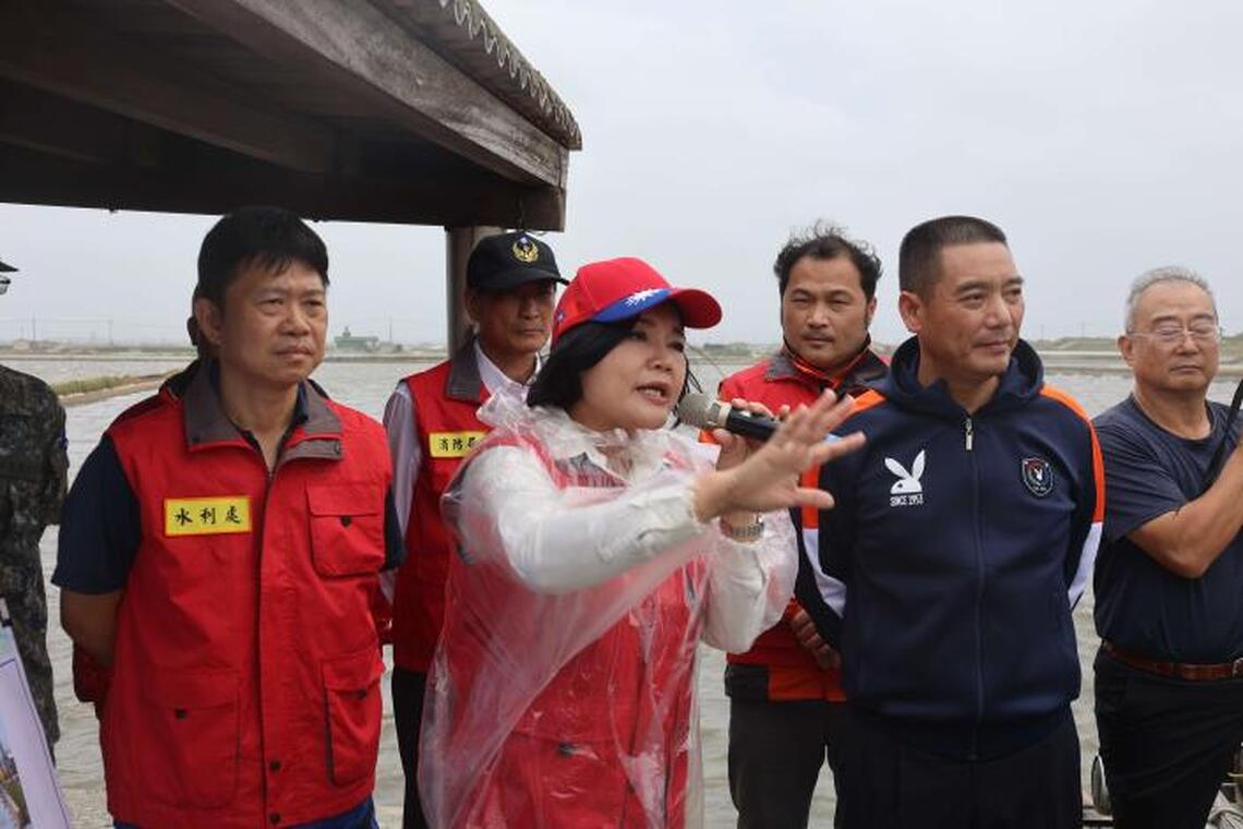 台西鄉新興事業性海堤老舊脆弱難敵暴潮強浪 張麗善:全段海堤加高、加固保護家園