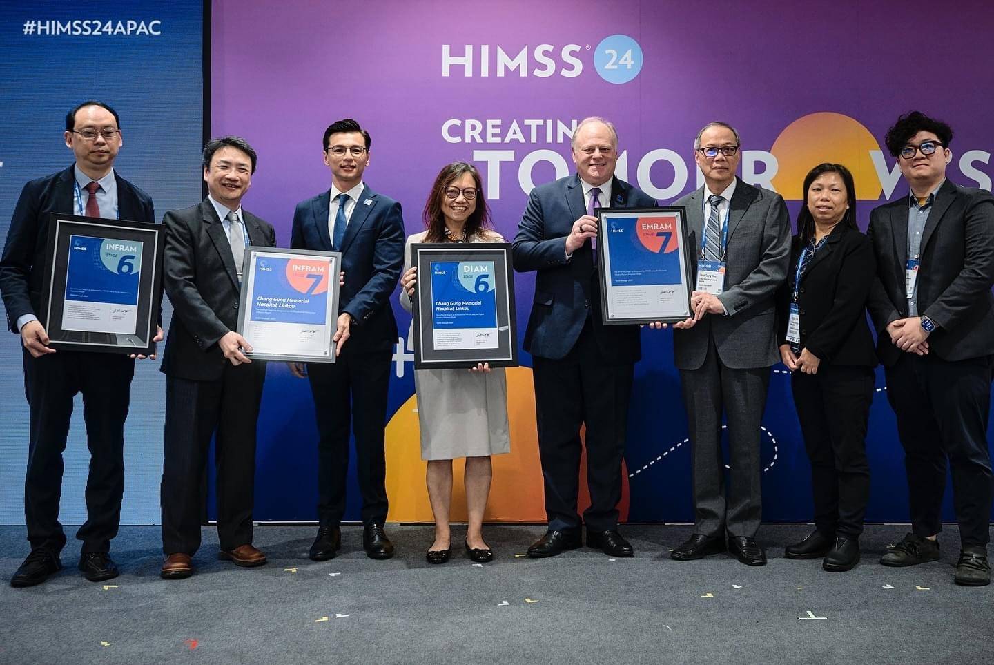 全國首家通過HIMSS DIAM第六級認證機構  林口長庚創智慧醫療里程碑