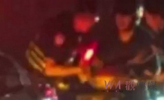 （有影片）／驚險！七旬老翁騎機車誤闖中山高  狂奔15公里終被攔截