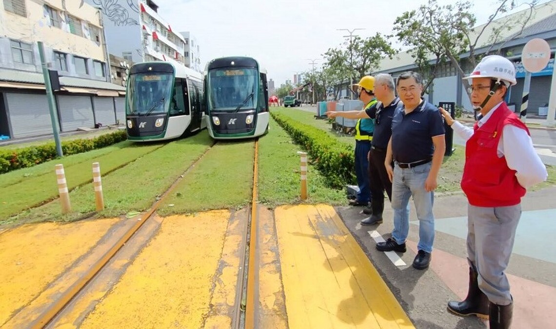市府與捷運公司順利完成災後搶修 輕軌預計今日14:00恢復通車