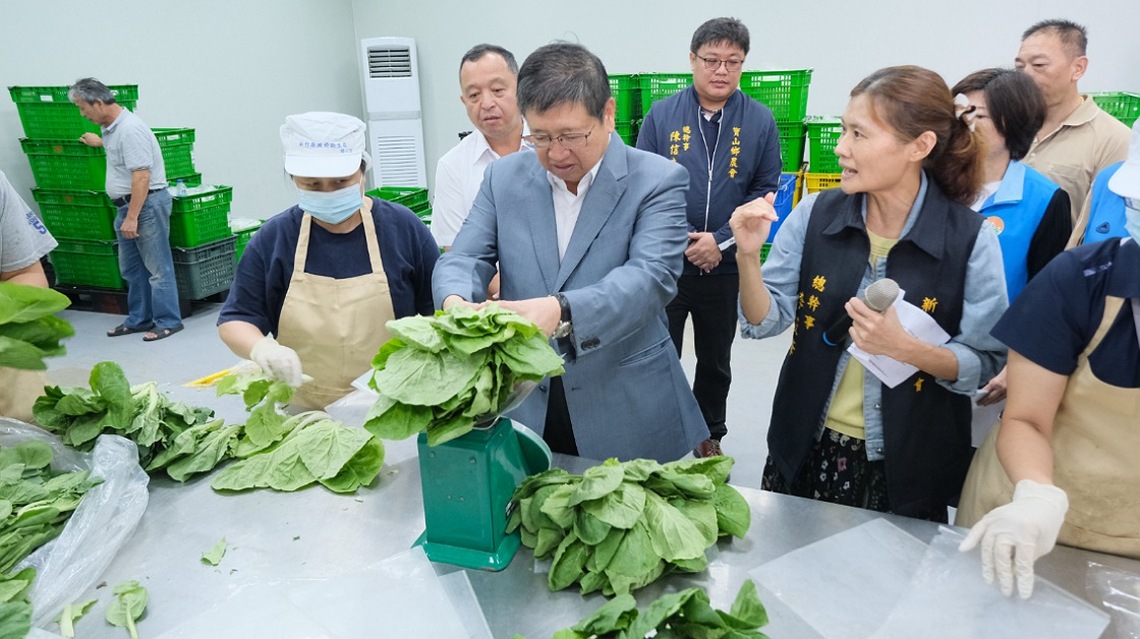 山陀兒停課有機蔬菜無去處 竹縣促銷挺農友4.5噸銷售完畢