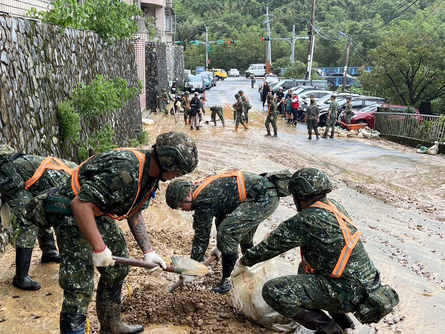 78年來新高日雨量襲基隆 市府全力搶險救災