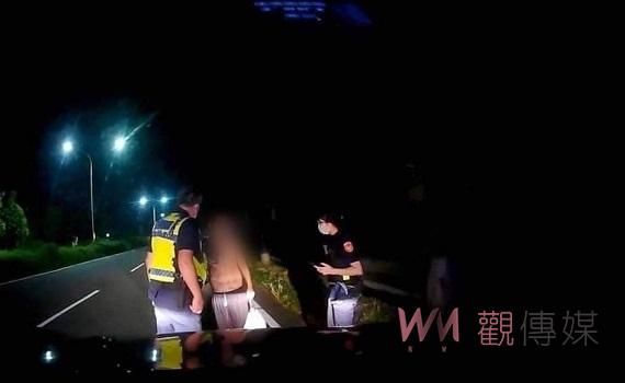 男子馬路夜遊 臺西巡警發現助平安返家