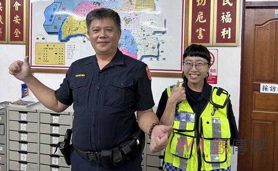 男子深夜獨自行走馬路 麥寮員警熱心協助平安返家