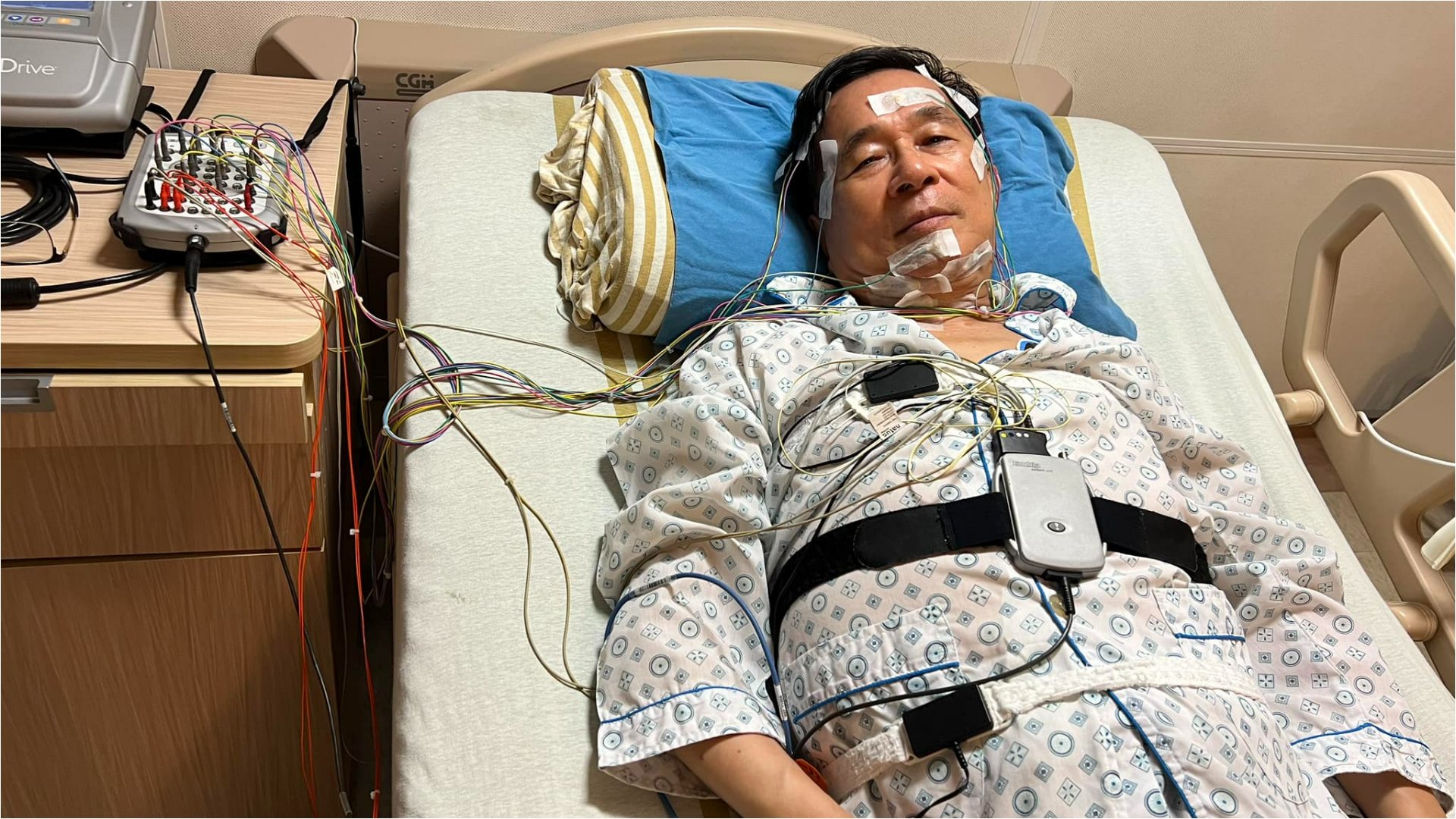 陳水扁又動刀!躺病床全身管線照曝光 親揭「左腳掌腫瘤」送化驗