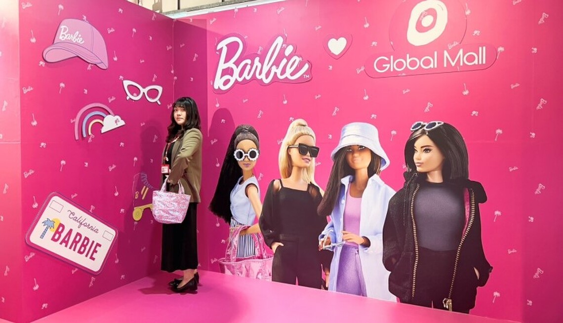 Global Mall新左營車站「夢想週年慶」打卡必拍 攜手「Barbie芭比™」推夢想櫥窗 點數19倍送、超值滿額贈、精選餐飲美食推買一送一