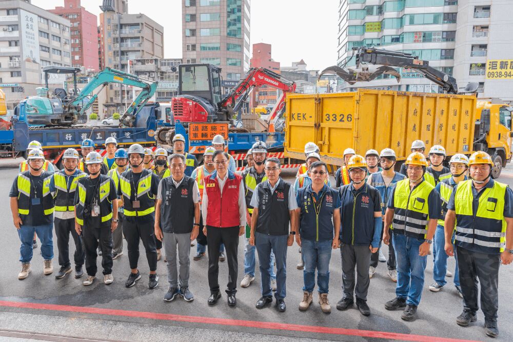 桃市府支援謝國樑基隆救災 張善政強調全島一命 215 照片來源:桃園市政府