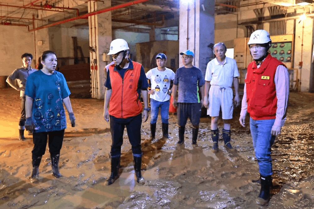 桃市府支援謝國樑基隆救災 張善政強調全島一命 216 照片來源:基隆市政府