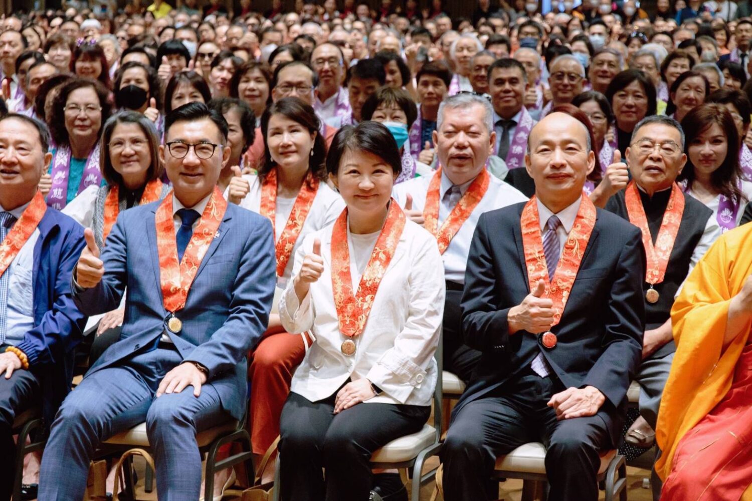 逾3000代表見證佛光山新惠中寺落成  盧市長感謝：推動台中「善的力量」