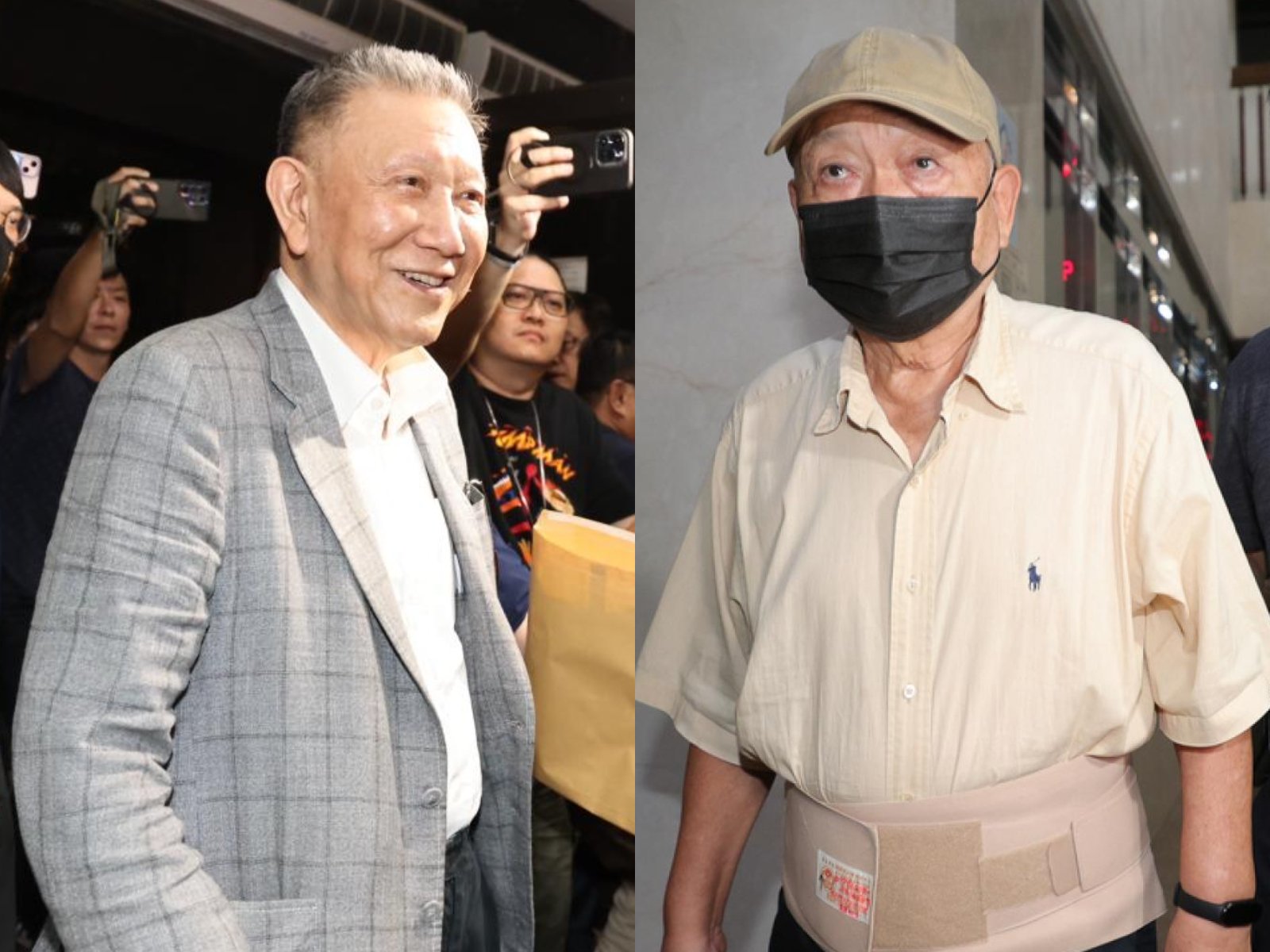 政治評論員吳靜怡指出,沈慶京(左)和朱亞虎(右)如果轉成污點證人,利大於弊。資料照片/林啟弘攝、中央社