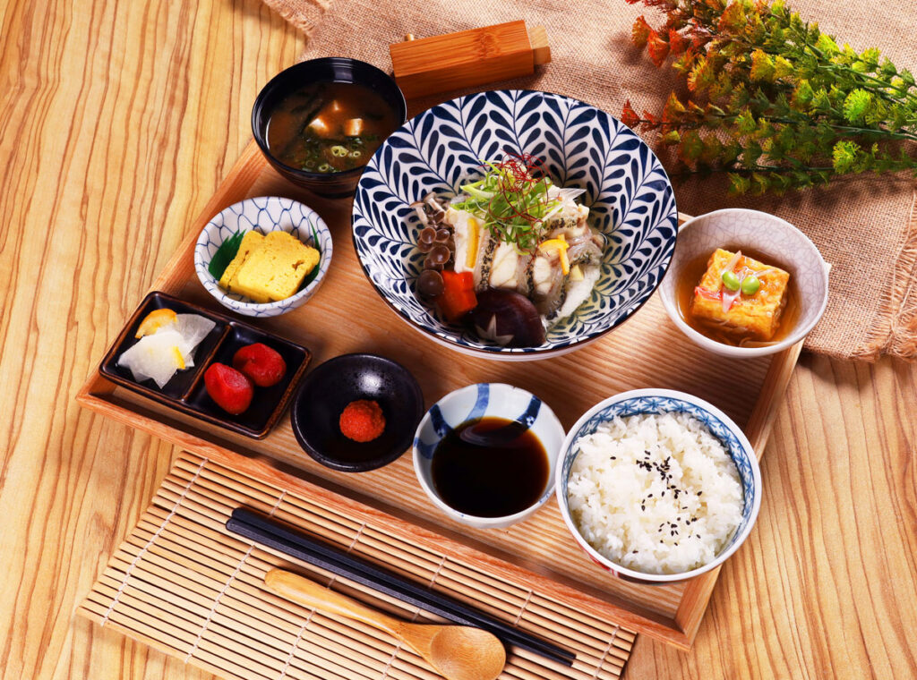 日本橋浜町食事処_柚香龍膽石斑清酒蒸御膳