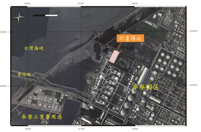 麥寮海淡廠位置圖（圖：經濟部水利署）