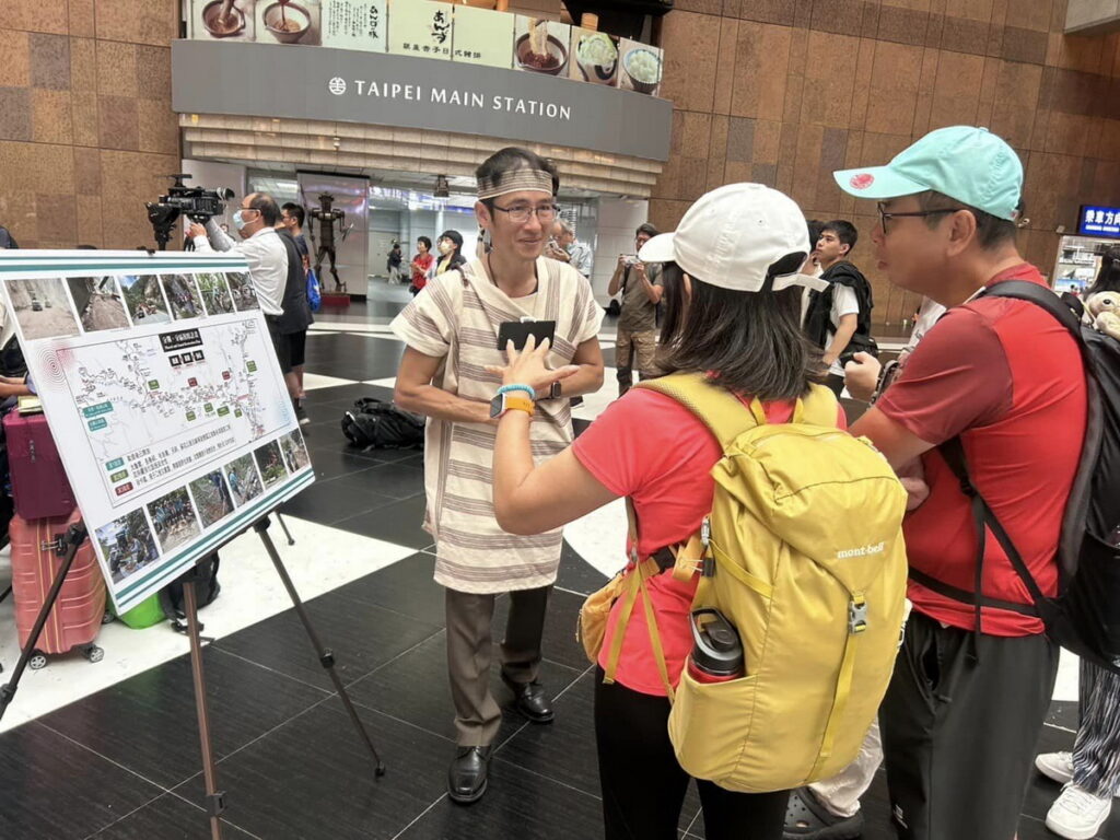 太管處10月8日特別北上,搶先在臺北車站候車大廳舉辦一場祈福感恩音樂會