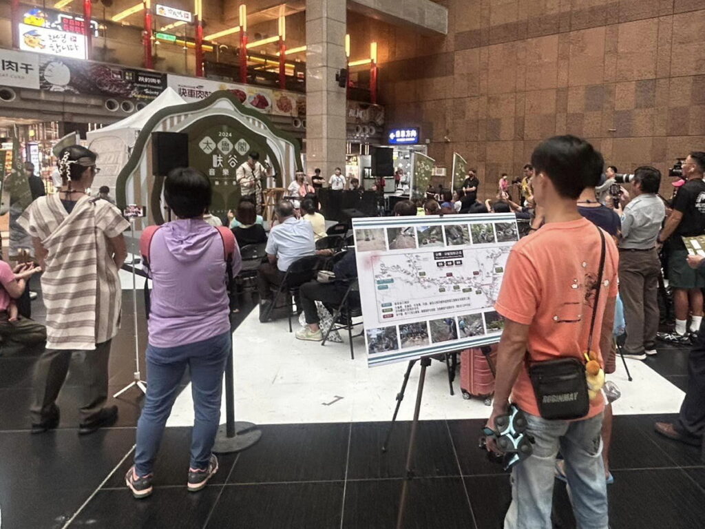 太管處10月8日特別北上,搶先在臺北車站候車大廳舉辦一場祈福感恩音樂會