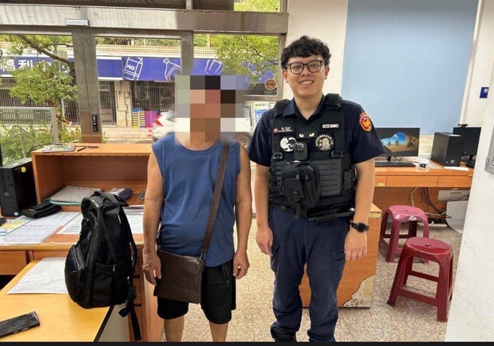 存摺金飾全丟路上 失主大感謝文山一警尋獲 190 248241008a13