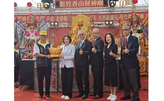 北港朝天宮天瑞媽來作客 結緣香山財神廟