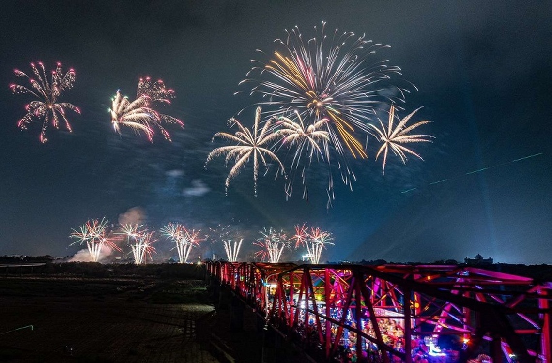 2024西螺大橋藝陣文化祭600秒焰火盛況空前 兩天吸引30萬人朝聖