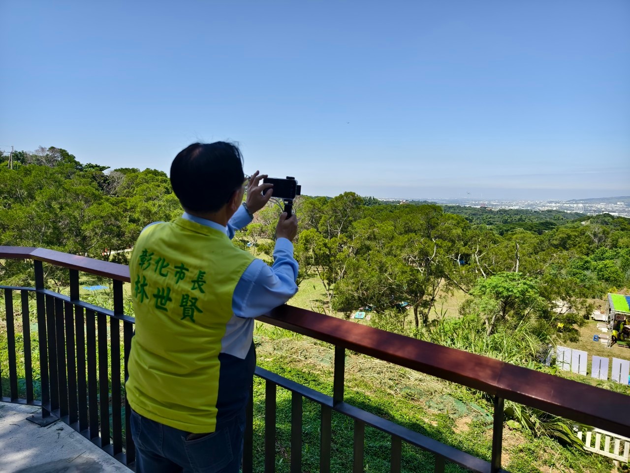 ▲彰化市東外環道旁的香山步道重新開放使用，參山處與彰化市公所將於12日舉辦「彰化市CAMPING野餐咖啡趴」。（彰化市公所提供）