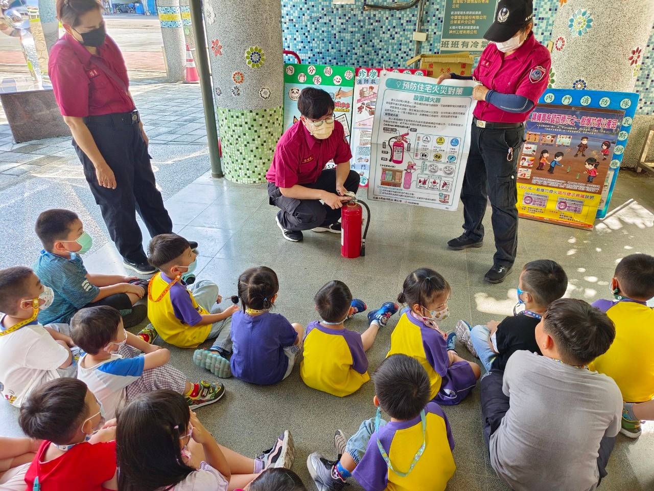 培養學童安全意識!高市消防局攜手內門國小辦理防火教育 活動