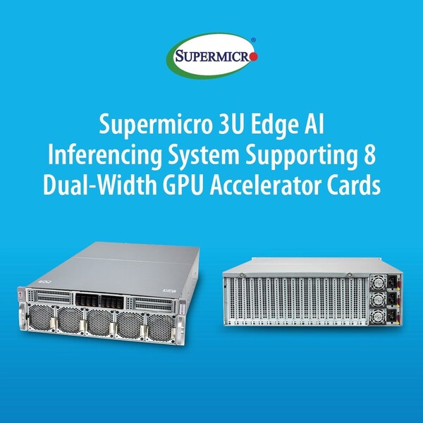 Supermicro 推出適用於 AI 的全新多功能系統設計,邊緣最佳化與彈性兼備