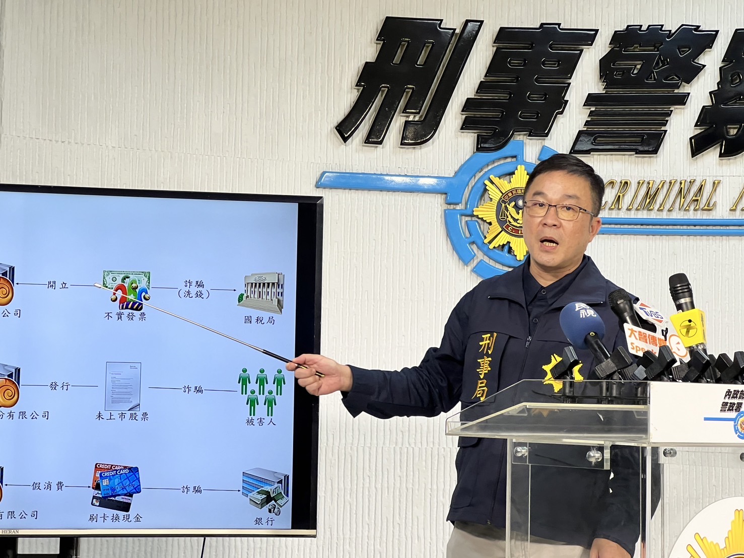 案件說明:偵查第一大隊第一隊隊長黃仲玟(記者徐煜勝翻攝)