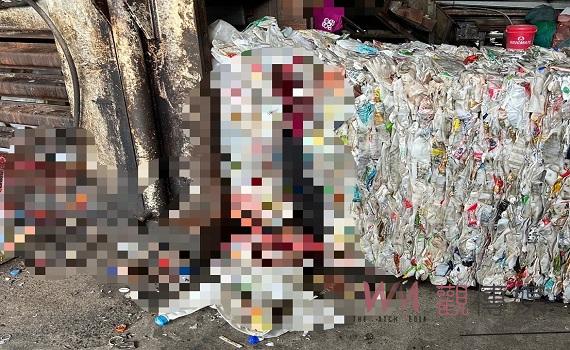 雲林斗六傳兩起工安事故 回收場女工遭捲包另起移工脫險