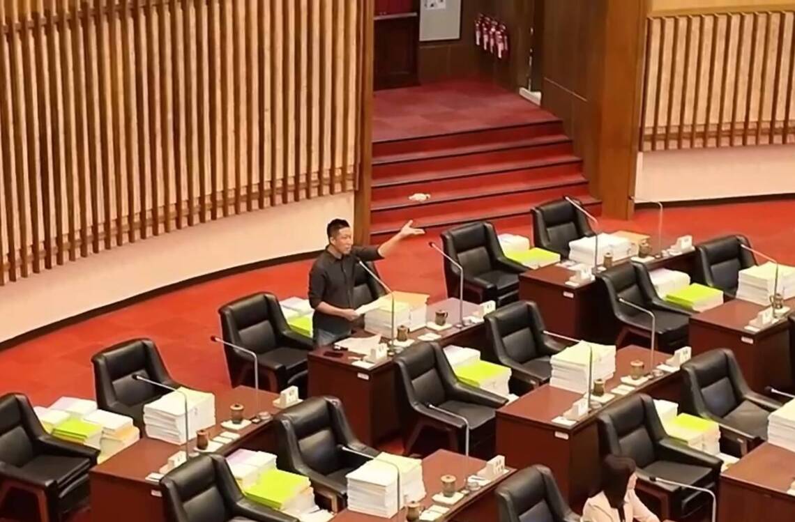 漾新聞|無人機首次飛進高市議事廳 鍾易仲爭取高鐵到鳳山