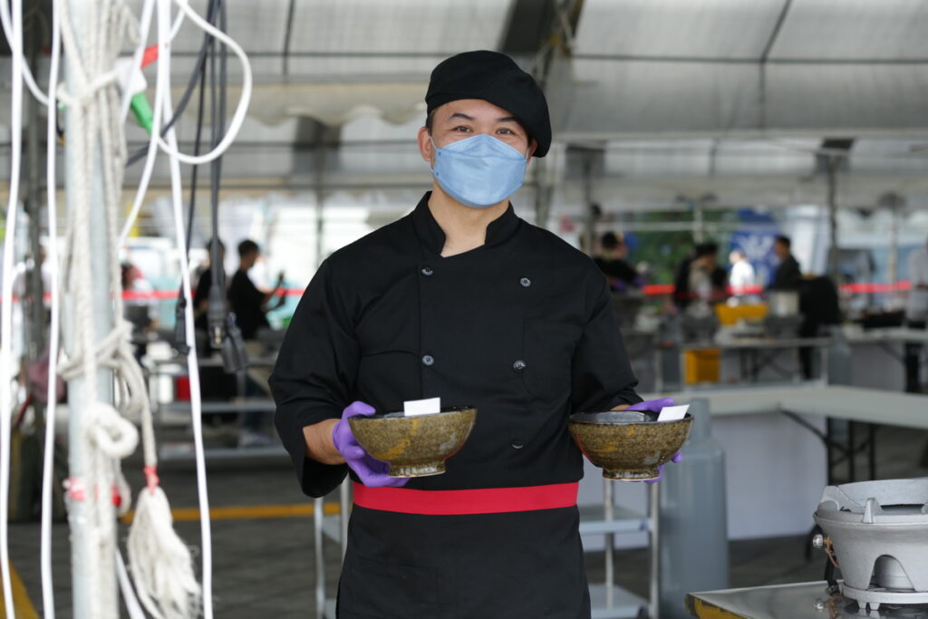 2024臺北國際牛肉麵節「國際大師秀」,調理包組競賽共有66組參賽者參加。(圖/臺北市商業處)