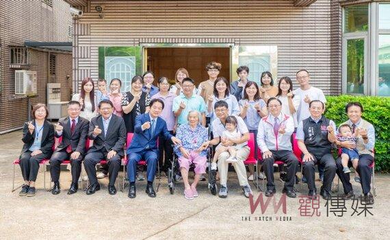 賴總統慰訪桃園百歲人瑞 祝長者重陽節快樂