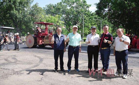 中興大學EMBA校友會實體捐贈　中興西路翻新