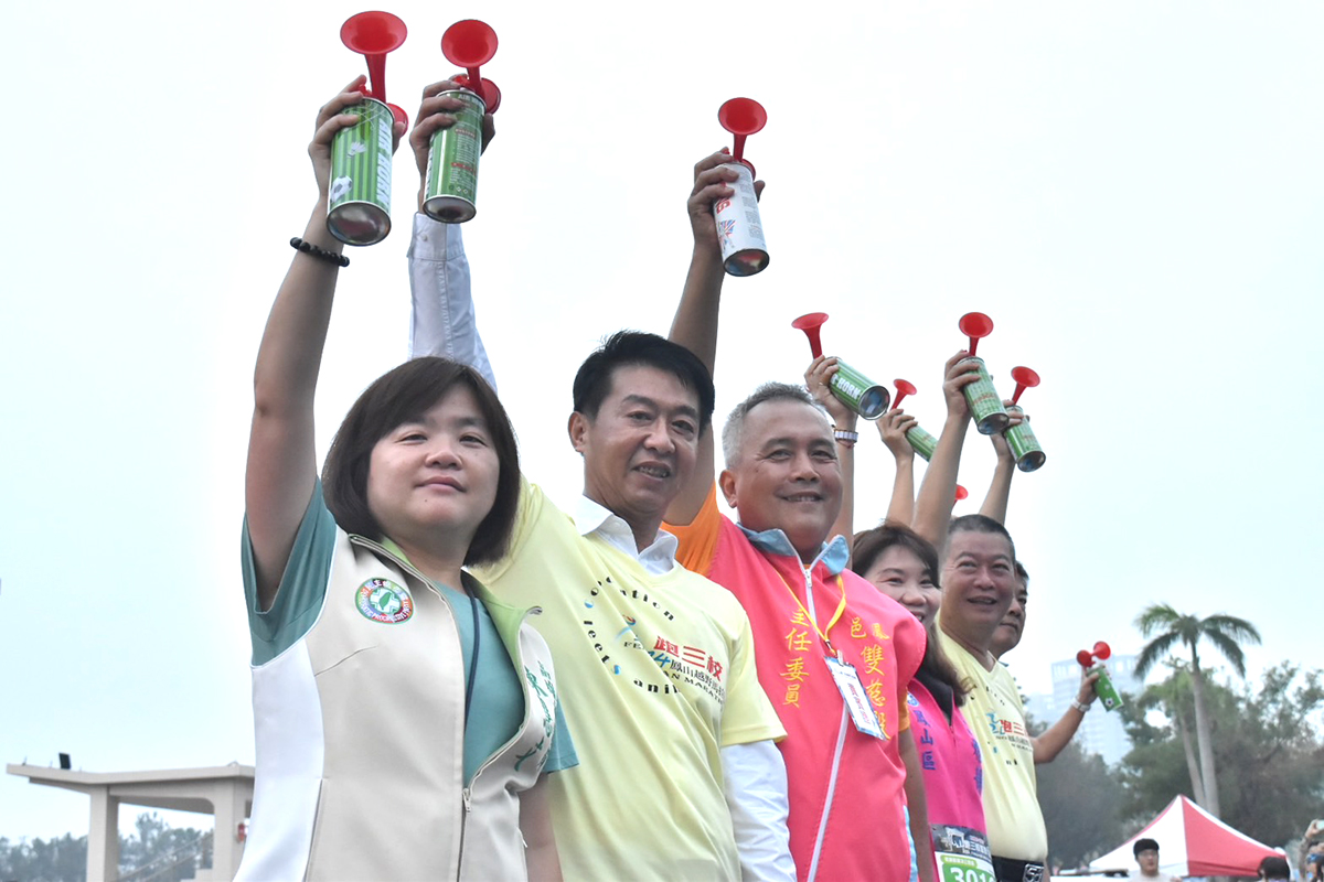 睽違三年鳳山運動賽事 跑三校越野馬拉松盛大開跑