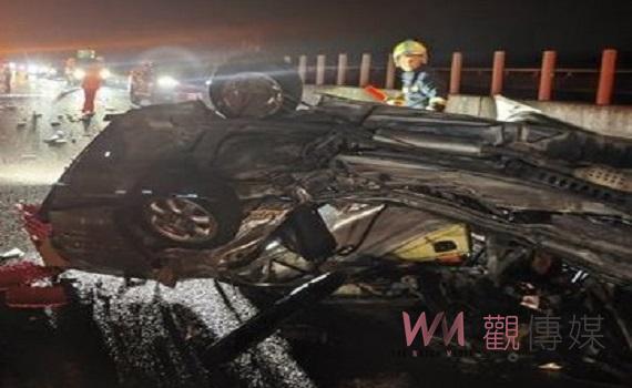 國3南下古坑段重大車禍      2死5傷肇因由警調查釐清