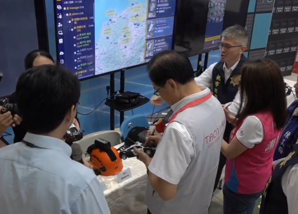 數位科技戰情中心啟用 桃市警局:智慧安防科技偵查 206 cnews204241014a03