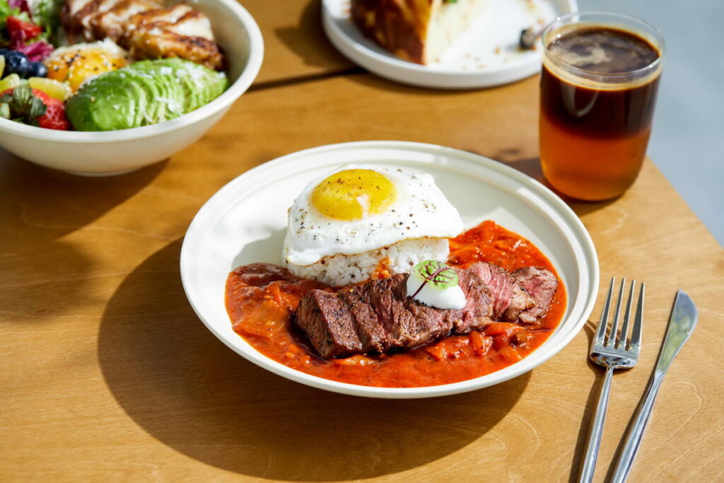 俄羅斯牛肉飯。