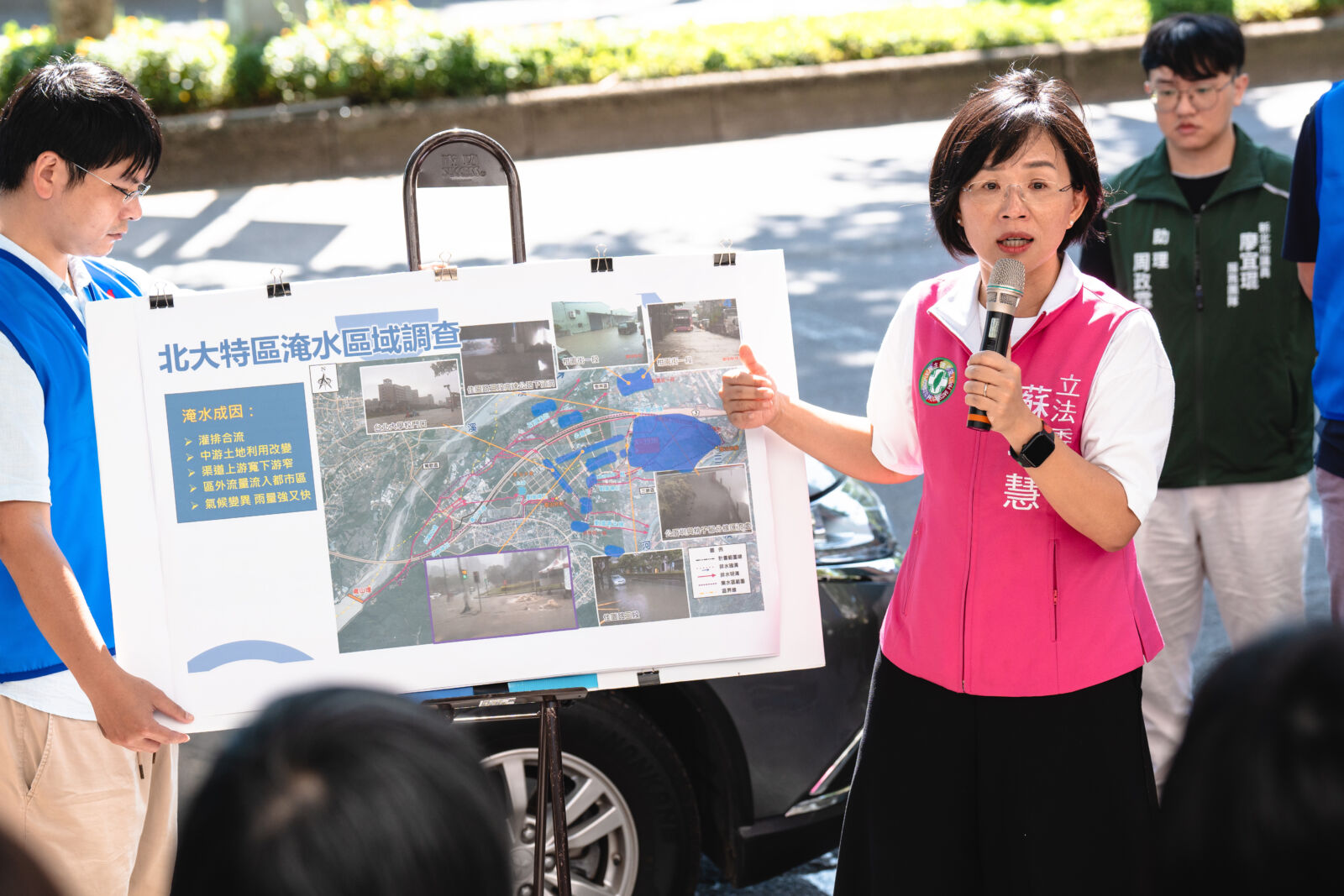 蘇巧慧考察新北易淹水區 籲中央地方合作推動防洪措施 204 蘇巧慧考察新北易淹水區 籲中央地方合作推動防洪措施 203