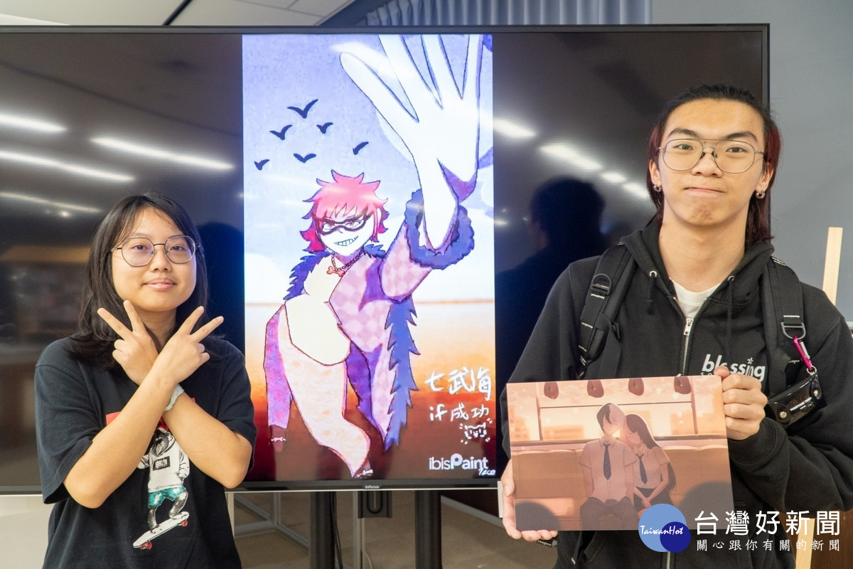 首次舉辦動漫展,學生反應熱烈。(圖/暨大提供)