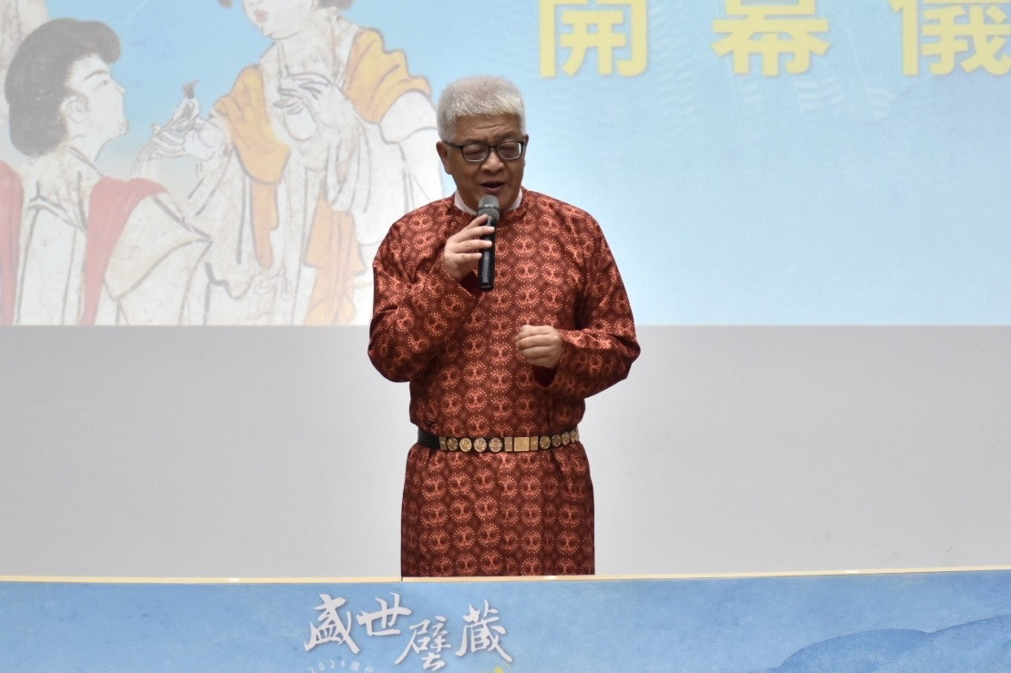 臺東大學程友文主任秘書代表鄭憲宗校長致詞(圖/社團法人中華翰維文化推廣協會提供)