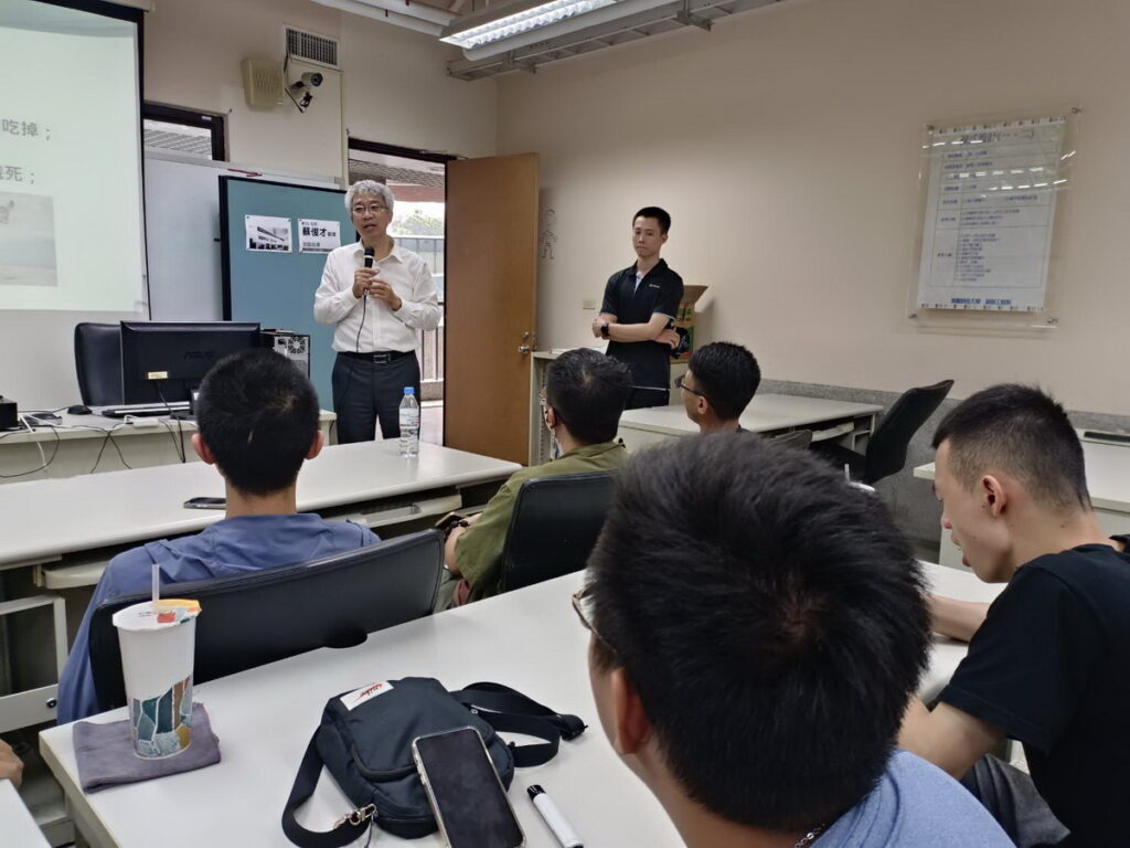 南都汽車特派蘇俊才副理介紹Skill Build產學合作計畫
