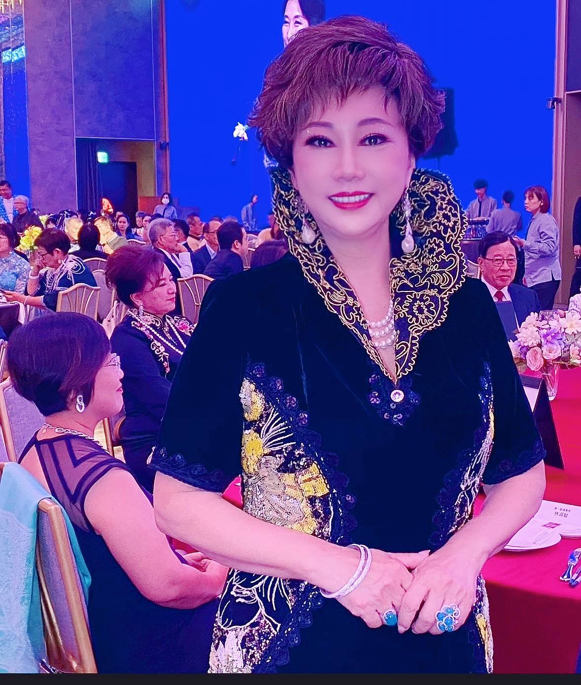 新任總會長林淑敏曾任兩屆僑務委員,現為僑務諮詢委員。(實習記者 胡力文攝 )