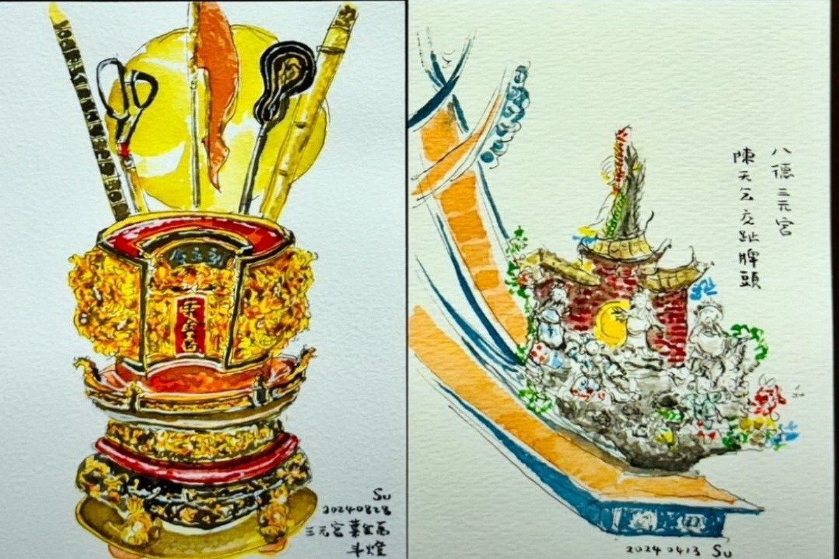 桃園市副市長蘇俊賓圖文並茂推薦最新市定古蹟八德三元宮。<br /><br />