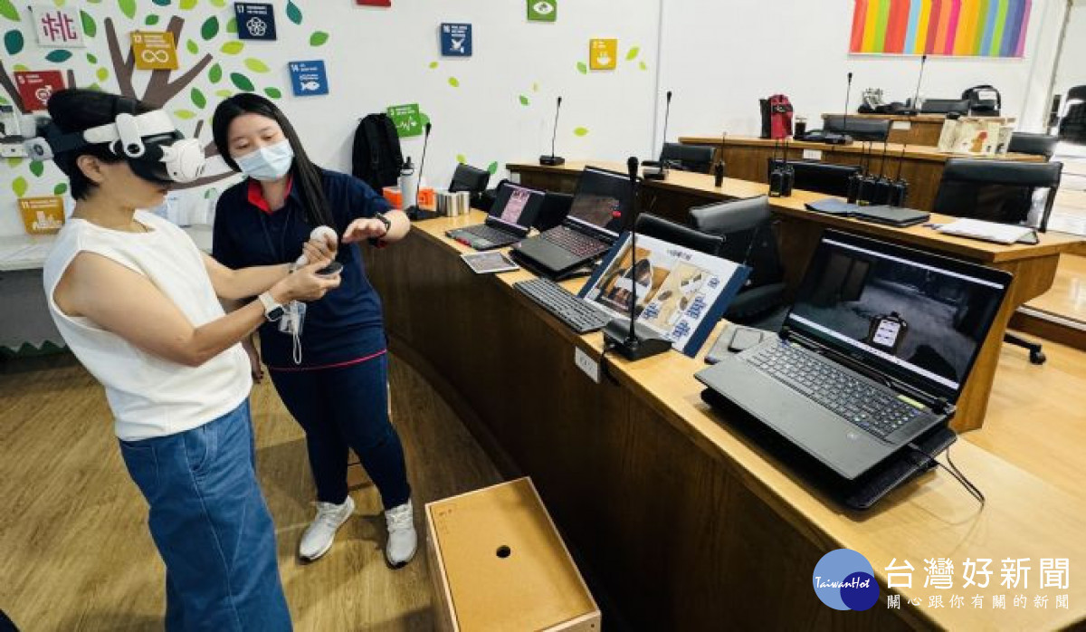 桃園環保局強化毒化災防救人員訓練效能 ,導入AR/VR虛擬訓練系統。<br /><br /> <br /><br />
