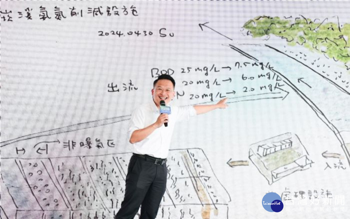 蘇副市長分享自己的手繪圖。<br /><br /> <br /><br />