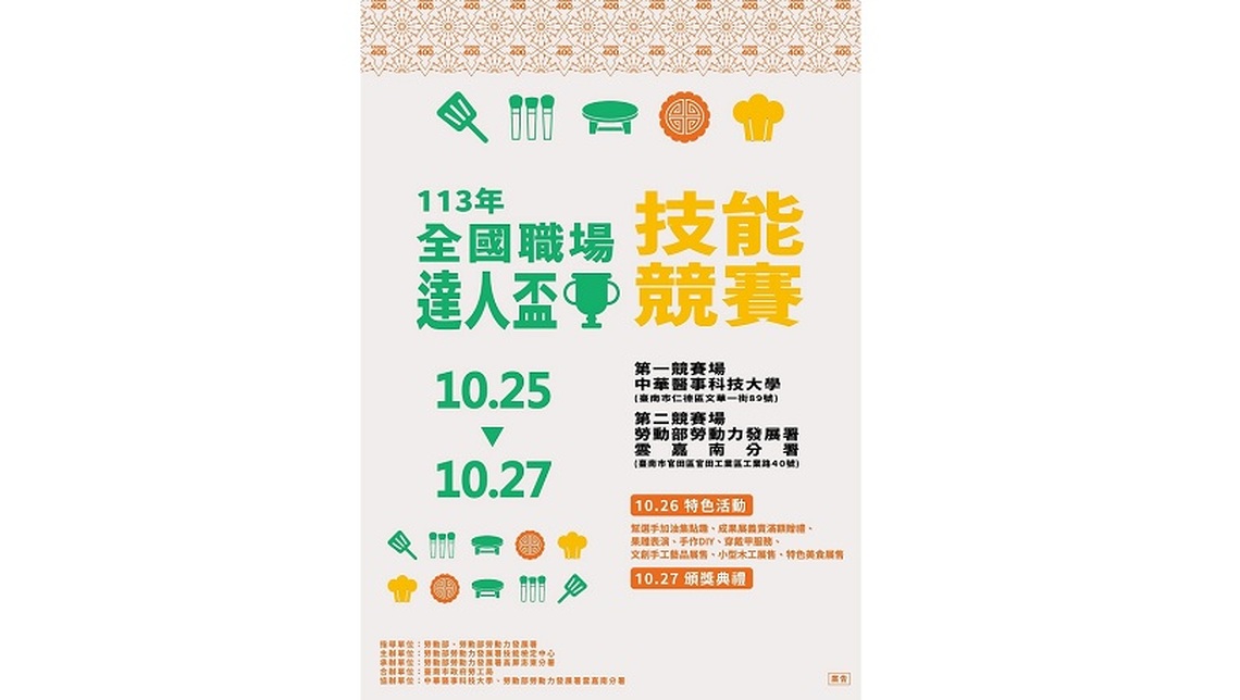 113年全國職場達人盃 職人技藝展風采